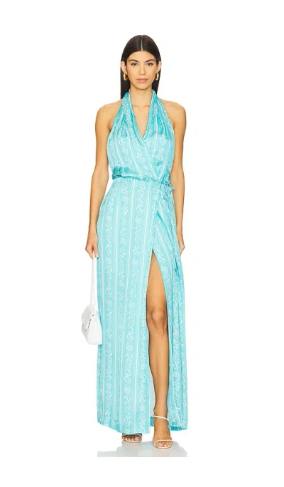 Sabina Musayev Alesia Dress In Blue