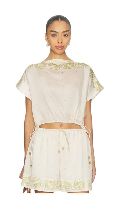 Sabina Musayev Aura Top In White