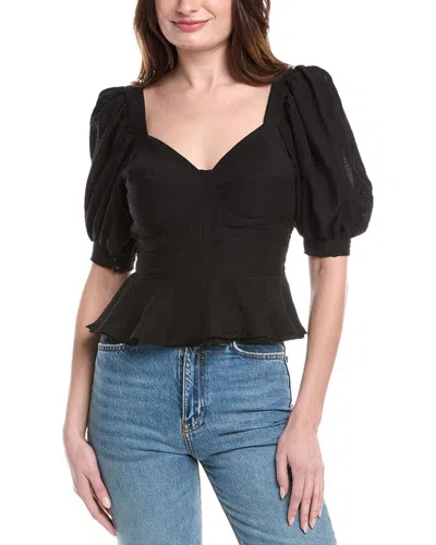 Sabina Musayev Berri Top In Black