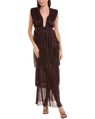 Sabina Musayev Cardinal Maxi Dress In Multi