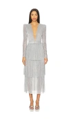 Sabina Musayev Carry Dress In Gray