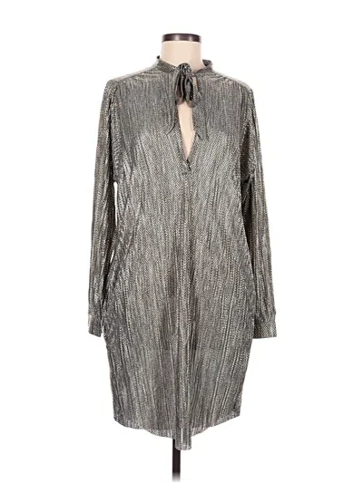 Pre-owned Sabina Musayev Casual Dress In Silver