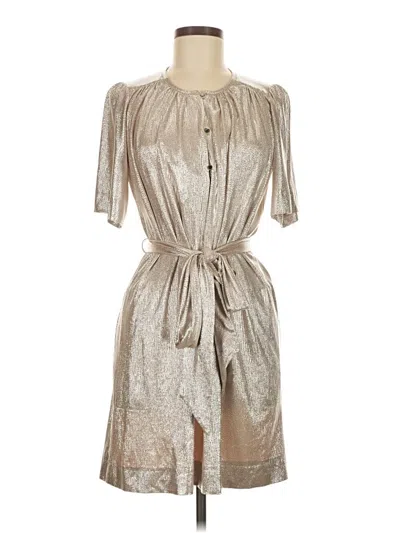 Pre-owned Sabina Musayev Cocktail Dress In Silver