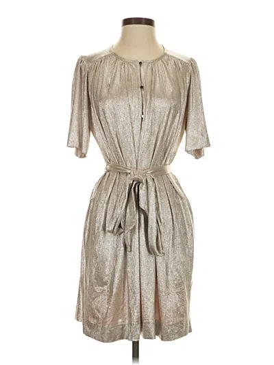 Pre-owned Sabina Musayev Cocktail Dress In Silver
