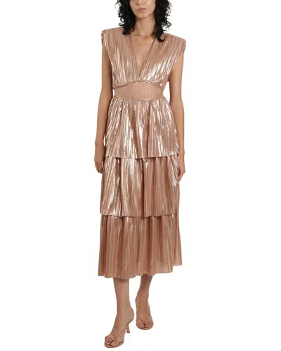 Sabina Musayev Davina Dress In Gold