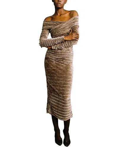 Sabina Musayev Delphinus Midi Dress In Multi