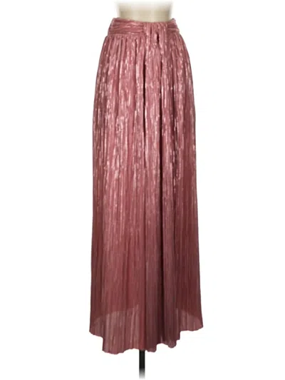 Pre-owned Sabina Musayev Formal Skirt In Burgundy