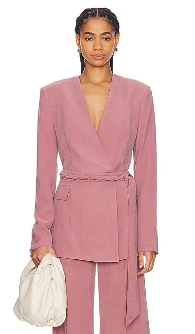 Sabina Musayev Galileo Jacket In Ash Rose