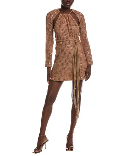 Sabina Musayev Greta Dress In Brown