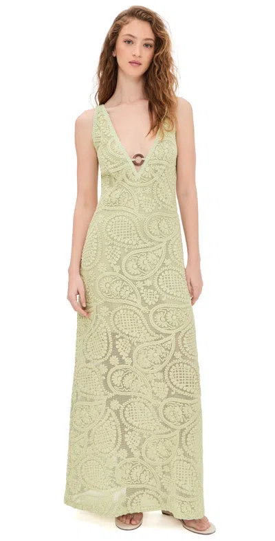 Sabina Musayev Hannah Dress Light Matcha In Green
