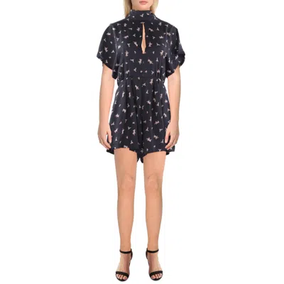 Sabina Musayev Juno Womens Printed Polyester Romper