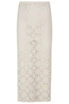 Sabina Musayev Lace Midi Anaya Skirt