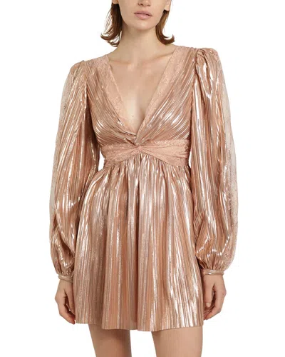 Sabina Musayev Laurel Dress In 1226-rose Gold