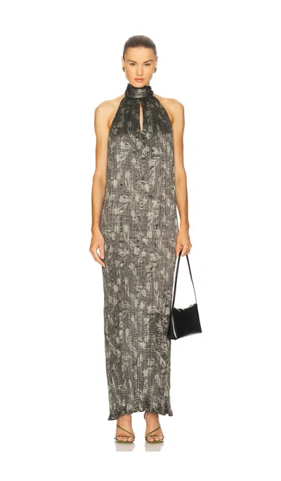 Sabina Musayev London Dress In Gray