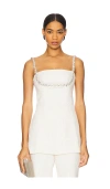 Sabina Musayev Margot Tunic In White