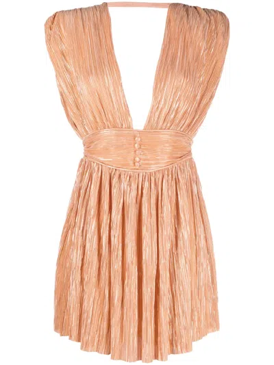 Sabina Musayev Dress In Peach