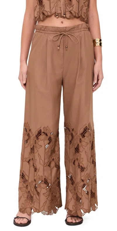 Sabina Musayev Miguel Pants Mocha In Brown