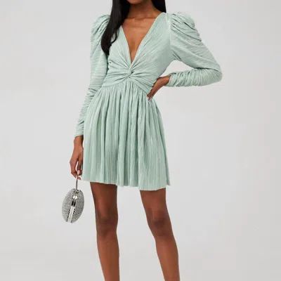 Sabina Musayev Morgana Dress In Mint In Green