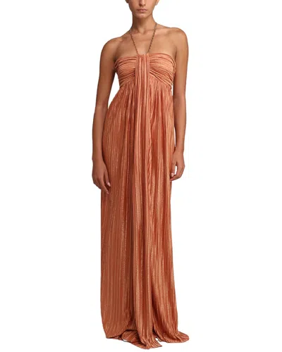 Sabina Musayev Nicola Dress In Orange