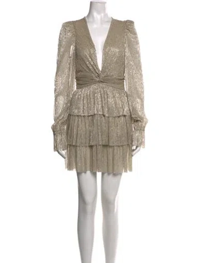 Pre-owned Sabina Musayev Printed Mini Dress