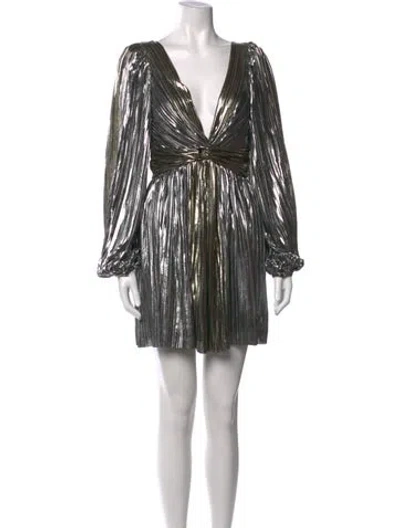 Pre-owned Sabina Musayev Printed Mini Dress In Multi