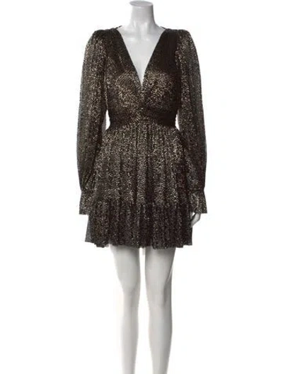 Pre-owned Sabina Musayev Printed Mini Dress W/ Tags In Multi