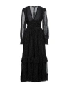 Sabina Musayev Sabina Musáyev Woman Maxi Dress Black Size S Polyester In Black