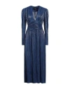 Sabina Musayev Sabina Musáyev Woman Maxi Dress Blue Size L Polyester In Blue