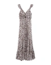 Sabina Musayev Sabina Musáyev Woman Maxi Dress Purple Size Xs Polyester In Beige