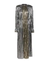Sabina Musayev Sabina Musáyev Woman Maxi Dress Silver Size L Polyester In Silver