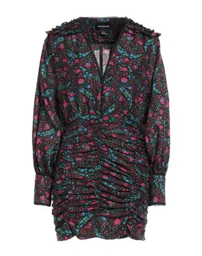 Sabina Musayev Sabina Musáyev Woman Mini Dress Black Size S Tencel In Animal Print