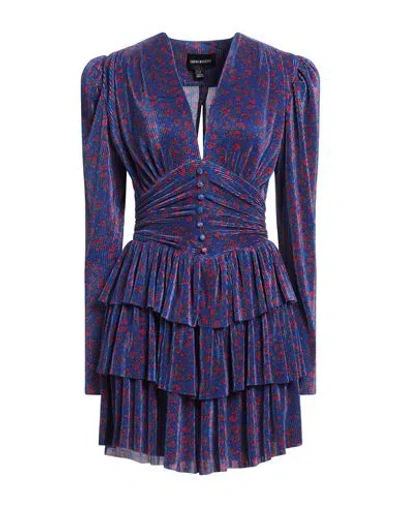Sabina Musayev Sabina Musáyev Woman Mini Dress Blue Size L Polyester