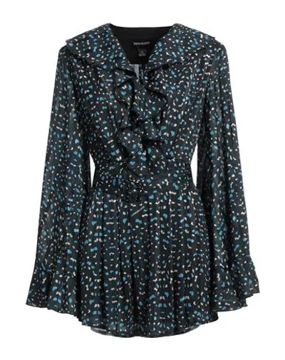 Sabina Musayev Sabina Musáyev Woman Mini Dress Midnight Blue Size S Polyester