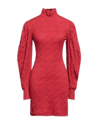 Sabina Musayev Sabina Musáyev Woman Mini Dress Red Size M Cotton, Nylon, Elastane