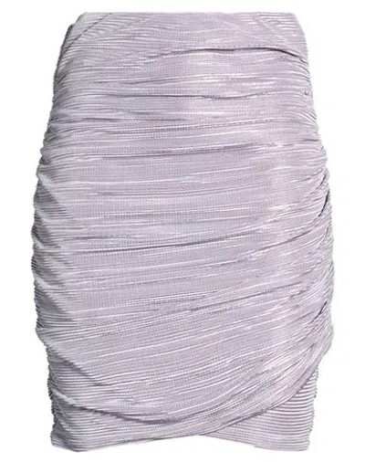 Sabina Musayev Sabina Musáyev Woman Mini Skirt Grey Size M Polyester In Gray