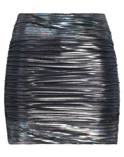 Sabina Musayev Sabina Musáyev Woman Mini Skirt Midnight Blue Size Xs Polyester In Multi