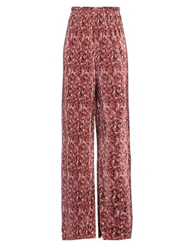 Sabina Musayev Sabina Musáyev Woman Pants Burgundy Size S Polyester In Red