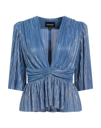 Sabina Musayev Blouses In Blue
