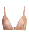 Sabina Musayev Sabina Musáyev Woman Top Blush Size M Polyester, Metallic Fiber In Pink