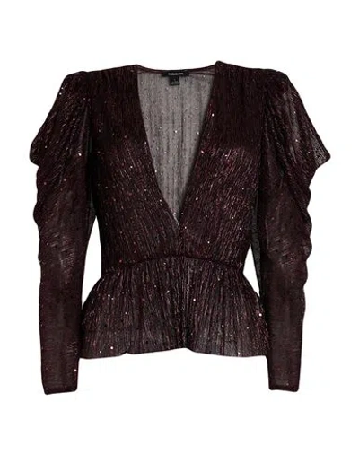 Sabina Musayev Sabina Musáyev Woman Top Plum Size L Polyester In Purple