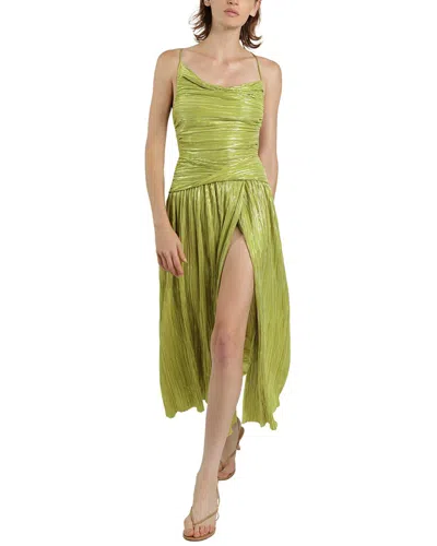 Sabina Musayev Shaan Dress In 1353-lime Green