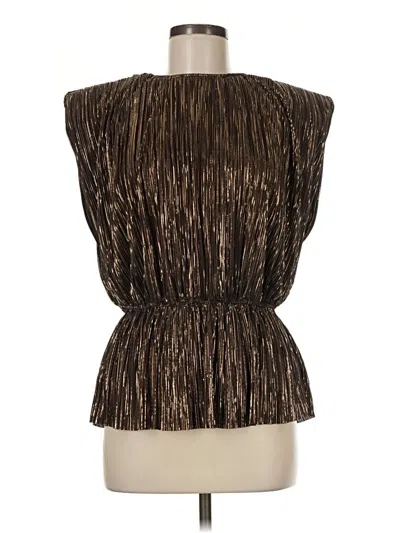 Pre-owned Sabina Musayev Sleeveless Blouse In Brown
