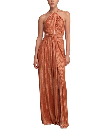 Sabina Musayev Sophia Dress In Brown