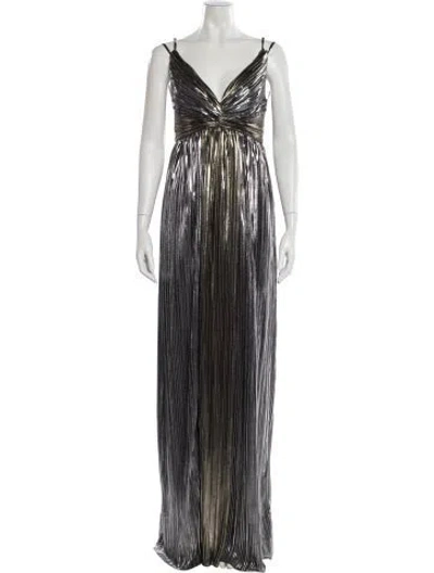 Pre-owned Sabina Musayev Striped Long Dress