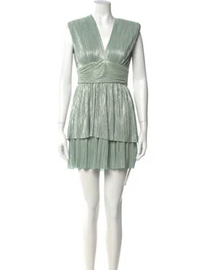 Pre-owned Sabina Musayev Striped Mini Dress