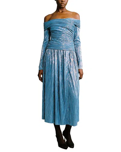 Sabina Musayev Sublime Midi Dress In Blue