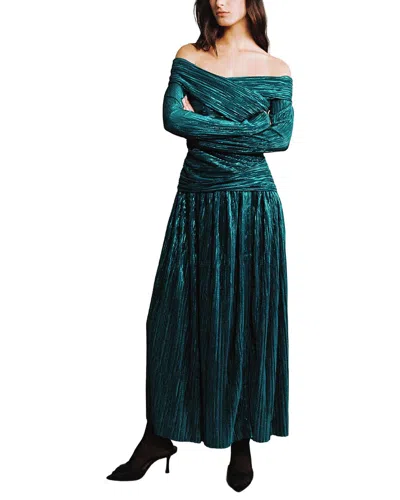 Sabina Musayev Sublime Midi Dress In Green