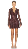 Sabina Musayev Sunniva Dress In Brown