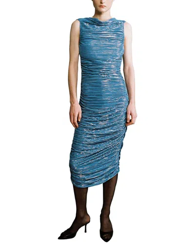 Sabina Musayev Supernova Midi Dress In Blue