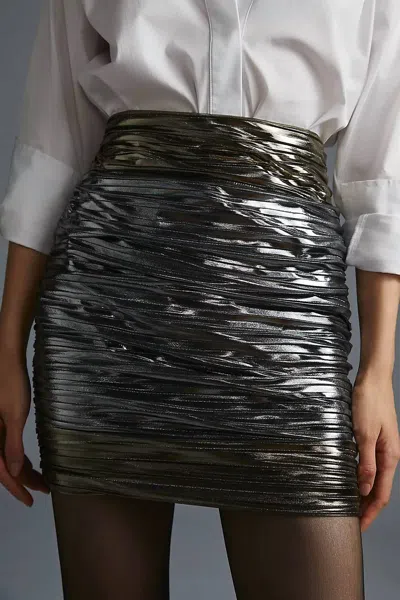 Sabina Musayev Tanya Skirt In Silver